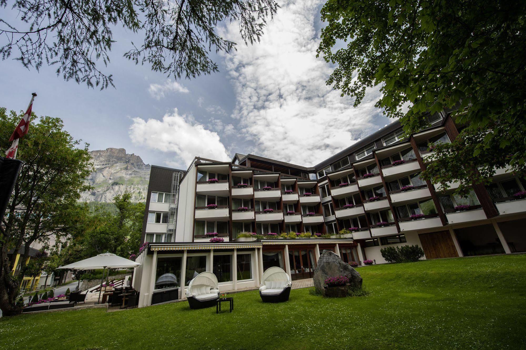 Hotel Quellenhof Leukerbad Kültér fotó
