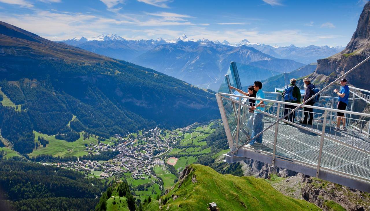 Hotel Quellenhof Leukerbad Kültér fotó